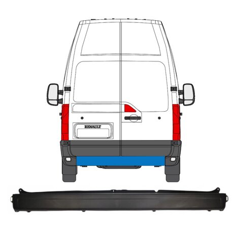 Hecksto&szlig;stange Nissan Interstar Opel Movano Renault Master