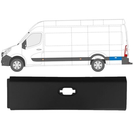 Links Seitenverkleidung Nissan Interstar Opel Movano Renault Master