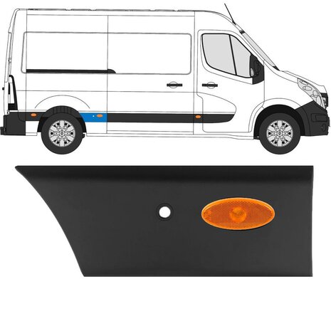 Rechts Seitenverkleidung mit PDC Nissan Interstar Opel Movano Renault Master