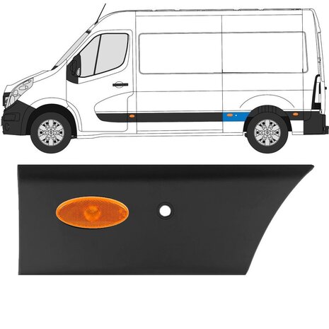 Links Seitenverkleidung mit PDC Nissan Interstar Opel Movano Renault Master