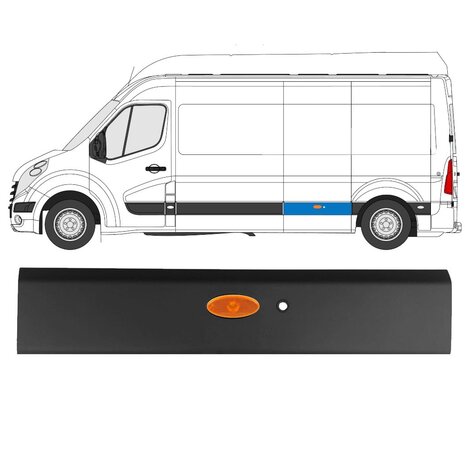 Links Seitenverkleidung mit PDC Nissan Interstar Opel Movano Renault Master