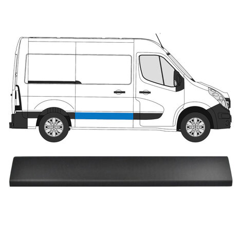 Rechts Seitenverkleidung Schiebet&uuml;r Nissan Interstar Opel Movano Renault Master