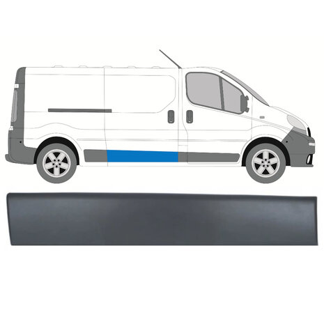 Rechts Schiebet&uuml;rverkleidung Nissan Primastar Opel Vivaro Renault Trafic