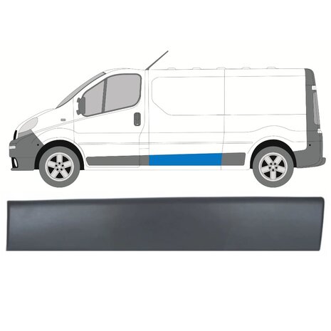 Links Seitenverkleidung Nissan Primastar Opel Vivaro Renault Trafic