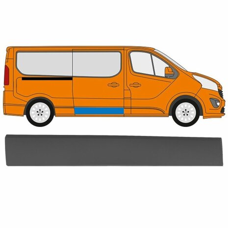 Rechts Schiebet&uuml;rverkleidung Nissan NV 300 Opel Vivaro Renault Trafic Fiat Talento