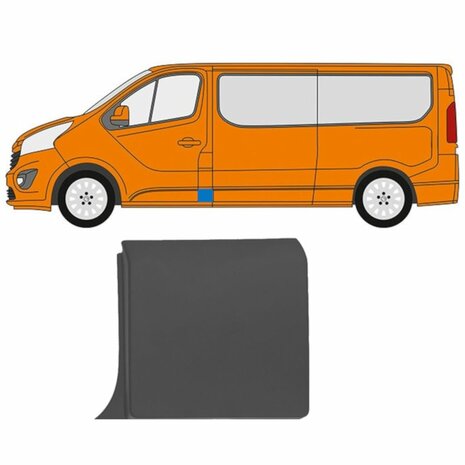 Links Seitliche Verkleidung der A-S&auml;ule Nissan NV 300 Opel Vivaro Renault Trafic Fiat Talento