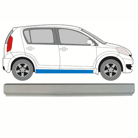 Schweller-Reparaturblech Daihatsu Sirion Subaru Justy