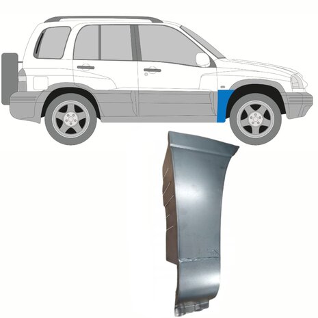 Rechts Reparaturblech f&uuml;r Frontkotfl&uuml;gel Suzuki Grand Vitara