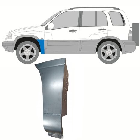 Links Reparaturblech f&uuml;r Frontkotfl&uuml;gel Suzuki Grand Vitara
