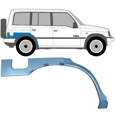 Rechts Reparaturblech f&uuml;r Heckfl&uuml;gel Suzuki Vitara