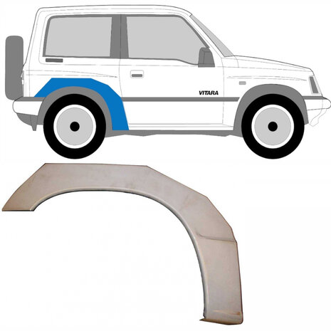 Rechts Reparaturblech f&uuml;r Heckfl&uuml;gel Suzuki Vitara