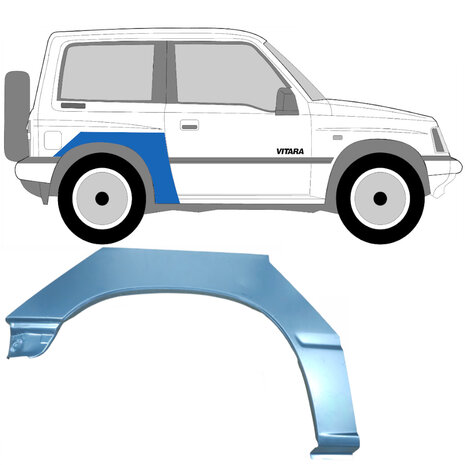 Rechts Reparaturblech f&uuml;r Heckfl&uuml;gel Suzuki Vitara