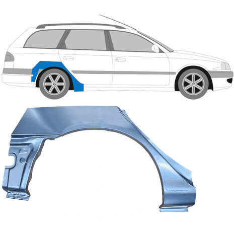 Rechts Heckkotfl&uuml;gel Reparaturblech Combi Toyota Avensis