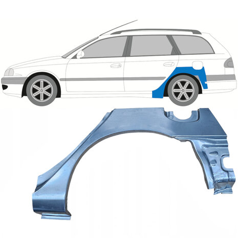 Links Heckkotfl&uuml;gel Reparaturblech Combi Toyota Avensis