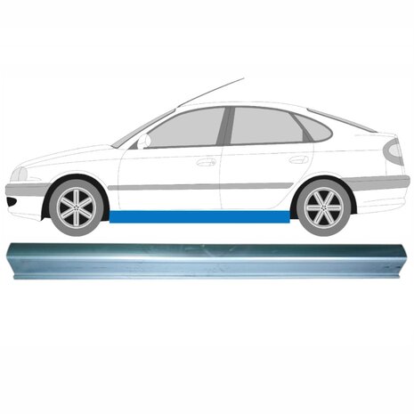 Links Reparaturblech f&uuml;r untere Schwelle Toyota Avensis