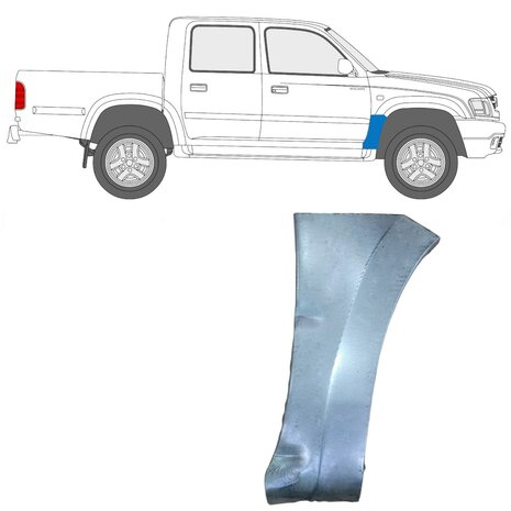 Rechts Reparaturblech f&uuml;r Frontkotfl&uuml;gel Toyota Hilux