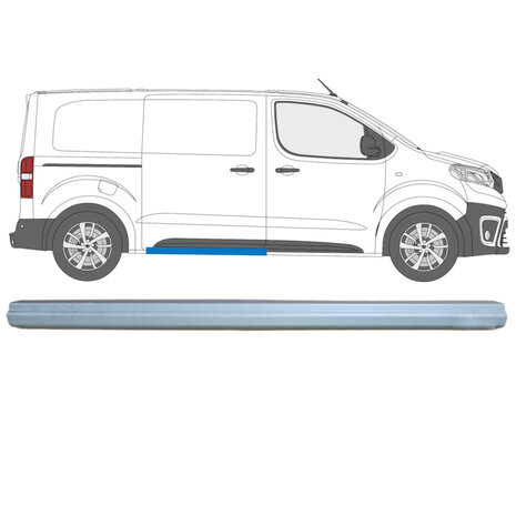 Reparaturblech f&uuml;r Schiebet&uuml;rschwelle Toyota Proace