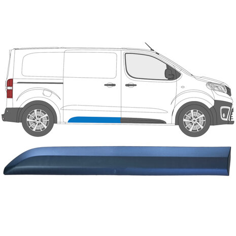 Rechts Seitenverkleidung hinten Toyota Proace
