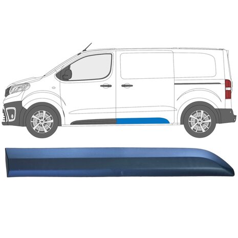 Rechts Seitenverkleidung hinten Toyota Proace