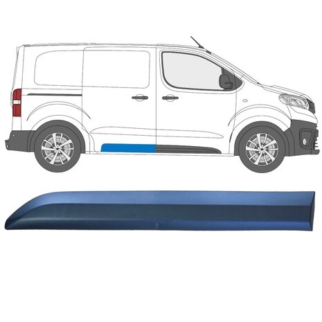 Rechts Seitenverkleidung hinten Toyota Proace