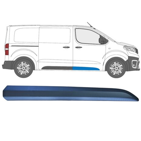 Rechts T&uuml;rverkleidung vorn Toyota Proace
