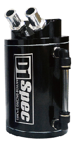 Oil catch tank (480cc) - Black/9mm D1 Spec