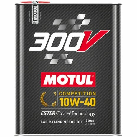 Huile moteur comp&eacute;tition 300V Comp&eacute;tition 10W40 100% synth&eacute;tique - 2L Motul