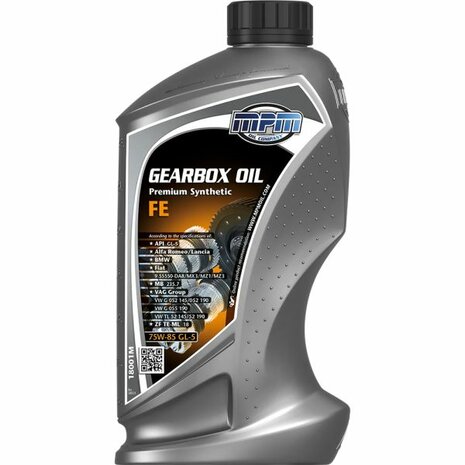 Liquide pour transmission manuelle - 75W-85 GL-5 Premium Synthetic FE - 1 litre MPM Oil