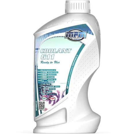 Liquide de refroidissement -38&deg;C G11 - 1 Litre MPM Oil
