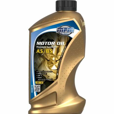Motor&ouml;l 0W30 Premium Synthetic A5/B5 &ndash; 1 Liter MPM Oil