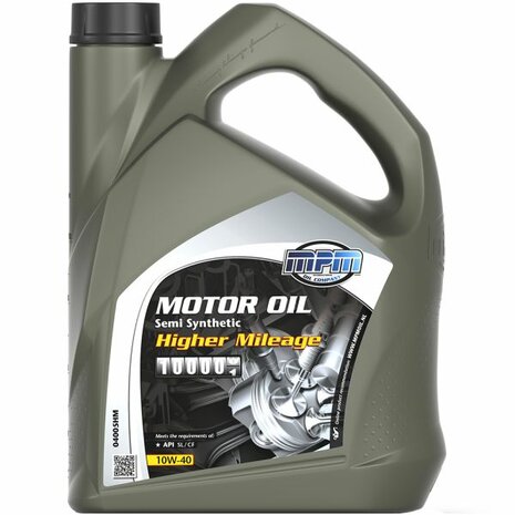 Motor&ouml;l 10W40 halbsynthetisch mit h&ouml;herer Laufleistung &ndash; 5 Liter MPM Oil