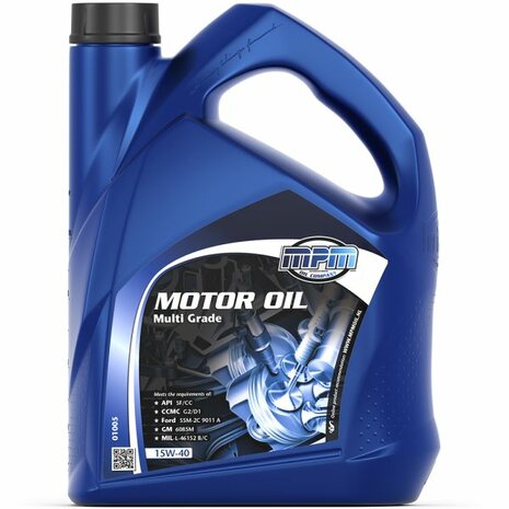 Engine Oil 15W40 Multi Grade - 5 Liters MPM Oil