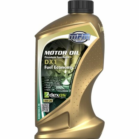 Motor&ouml;l 5W20 Premium Synthetic Kraftstoffeinsparung &ndash; 1 Liter MPM Oil