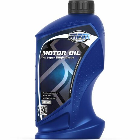 Motorolie SAE 40 Super Single Grade - 1 Liter MPM Oil