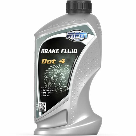 Brake and clutch fluid DOT 4 - 1 Liter MPM Oil