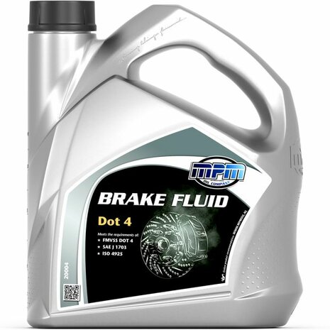 Brake and clutch fluid DOT 4 - 4 Liter MPM Oil