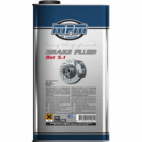 Brake and clutch fluid DOT 5.1 - 5 Liter MPM Oil