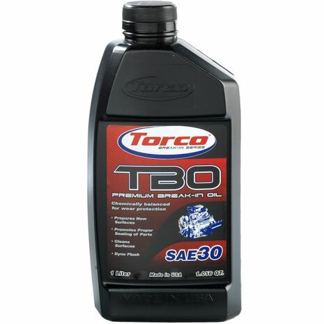 TBO premium running-in oil - SAE 30 Torco