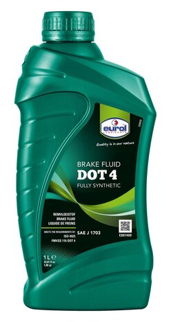 Rem- en koppelingsvloeistof DOT 4 - 0,25 Liter Eurol