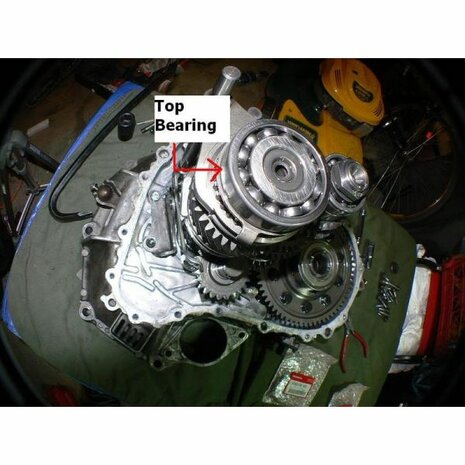 Main bearing (upper) (B) (28X72X18) Genuine Honda