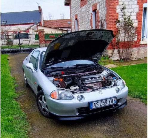 Front bumper lip PU Type R Aerodynamics Honda Del Sol