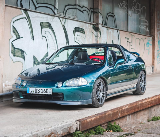 Front bumper lip PU Type R Aerodynamics Honda Del Sol