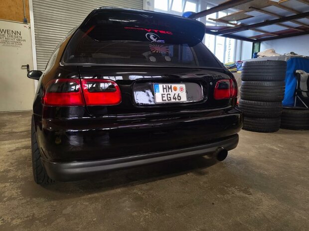 Rear bumper lip PU Type R Aerodynamics Honda