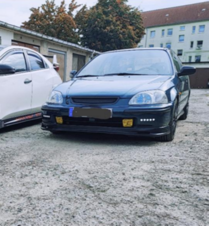 L&egrave;vre de pare-chocs avant PU Mugen Aerodynamics Honda Civic