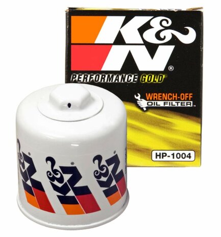 Filtre &agrave; huile Performance Or K&amp;N Honda Mitsubishi Subaru
