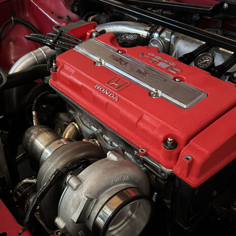 Cache bougie - Argent Skunk2 Honda B-series