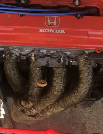 Spruitstuk 4-2-1 rvs SRS Honda Civic Del Sol Integra B-series