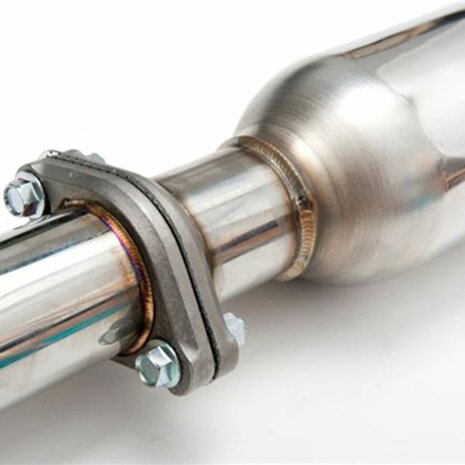 Syst&egrave;me d'&eacute;chappement Catback en acier inoxydable R60 (marque E) SRS Honda Civic