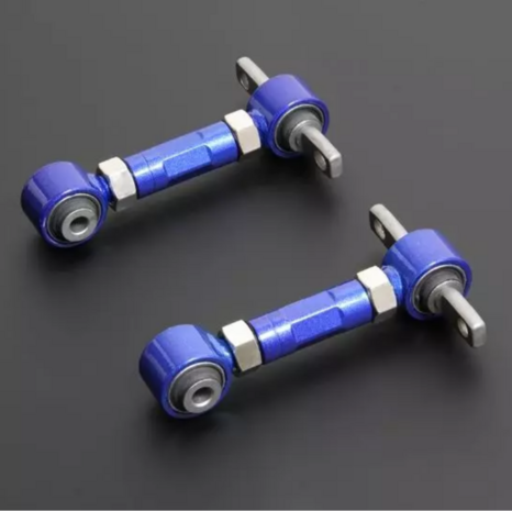 Camber kit rear - Blue - Hardened rubber bushings (-4 degrees) Hardrace Honda