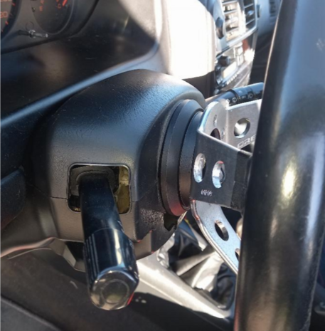 Moyeu de volant (court) - Noir US-Racing Honda
